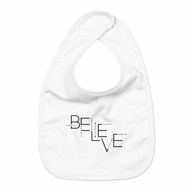Image back Bib - Premium Plus BELIEVE