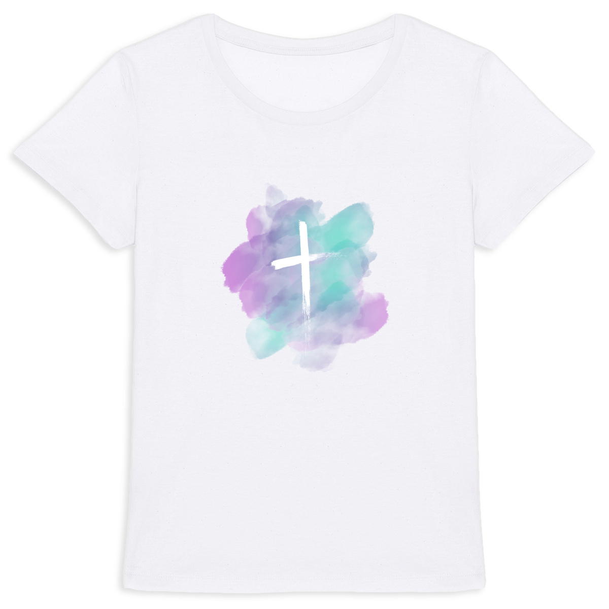 Image back Women's t-shirt "croce"