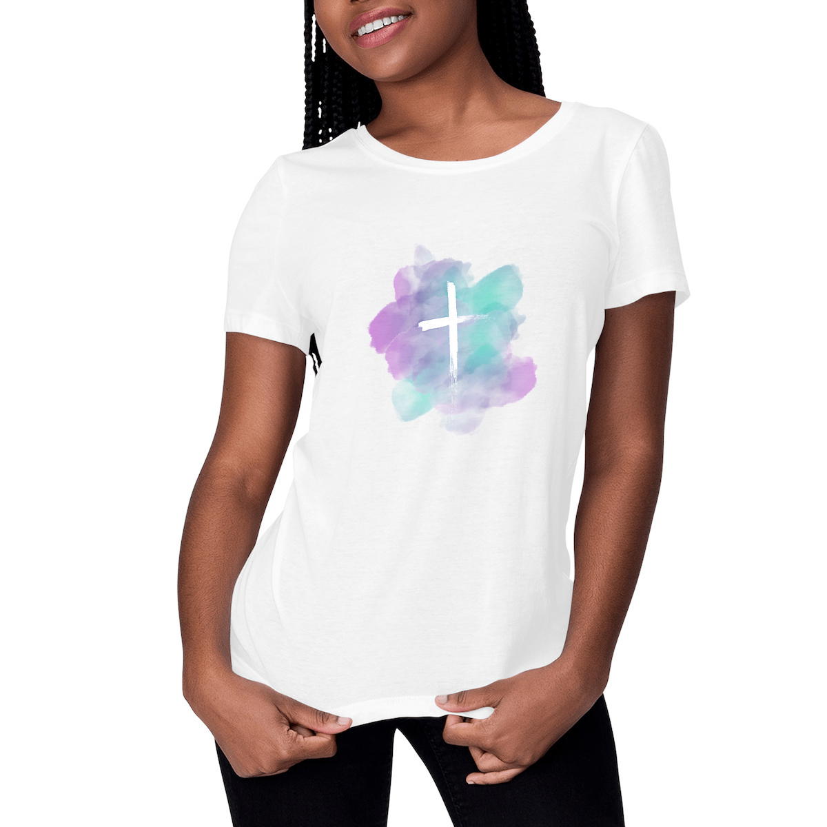 Image front Women's t-shirt "croce"