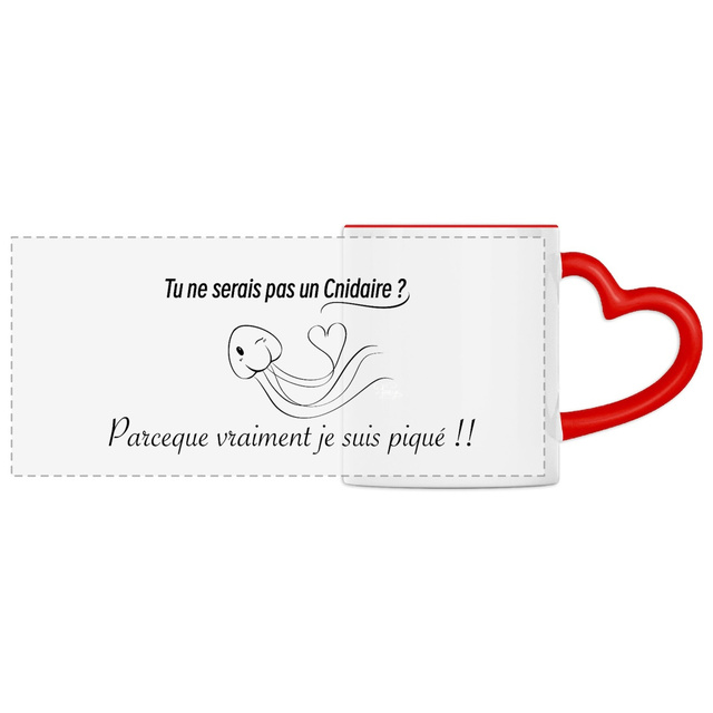 Image front Tasse cœur- méduse 