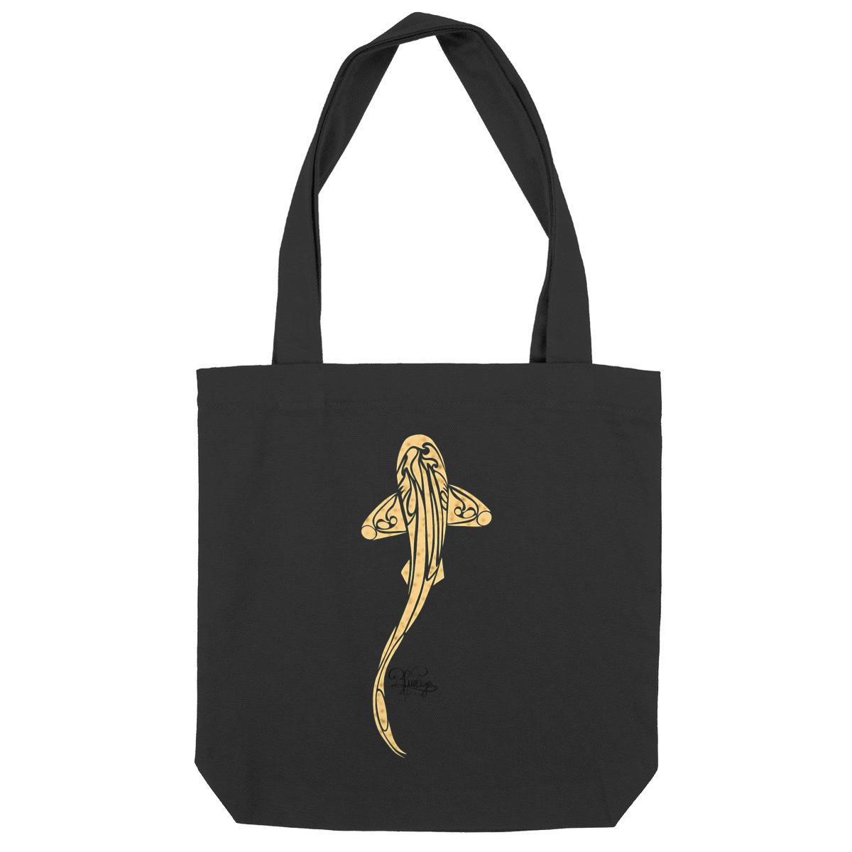 Image back Tote bag épais - requin léopard 