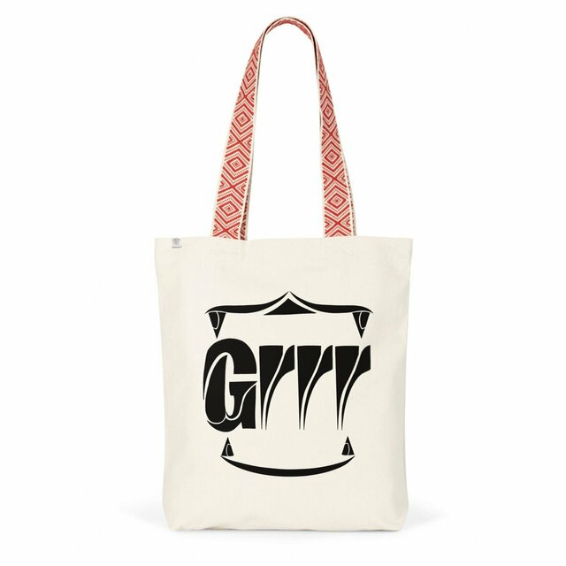 Image back Tote bag ethnique - tribal grr