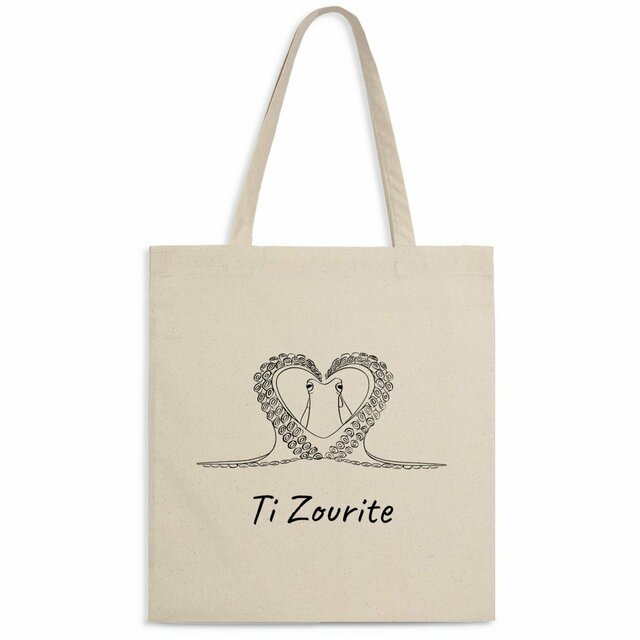 Image du produit Totebag- ti zourite -poulpe