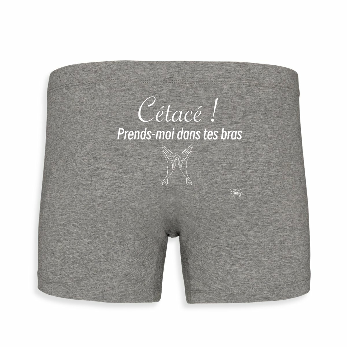 Image front Boxer- St Valentin Pov tu ne sais pas pecho - baleine 