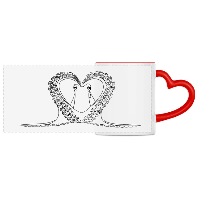 Image front Mug- poulpe cœur 