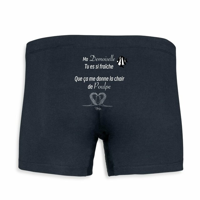 Image front Boxer: tu sais pas pecho - demoiselle et poulpe