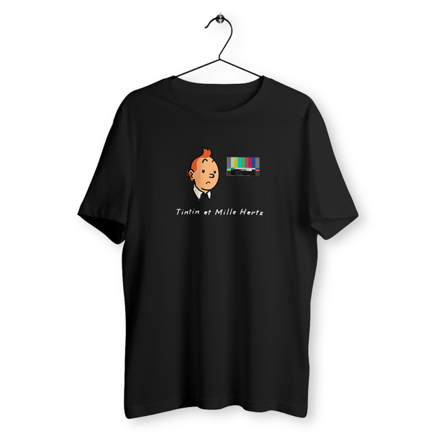 Image back Tintin et 1000Hz | T-shirt