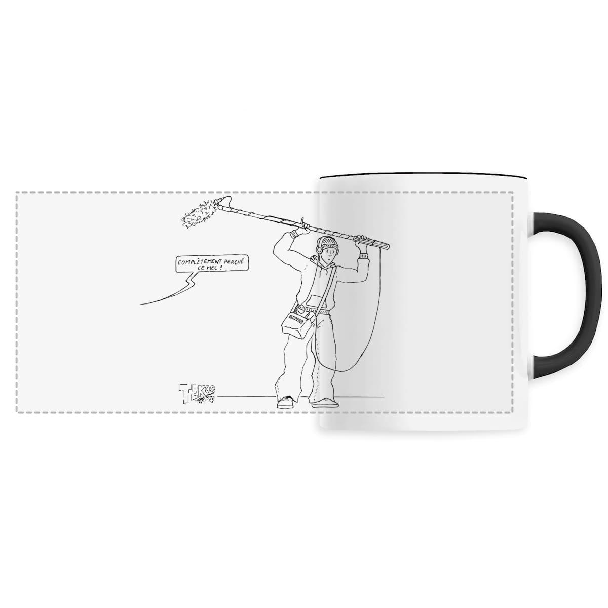 Image back Complètement perché ! | Mug