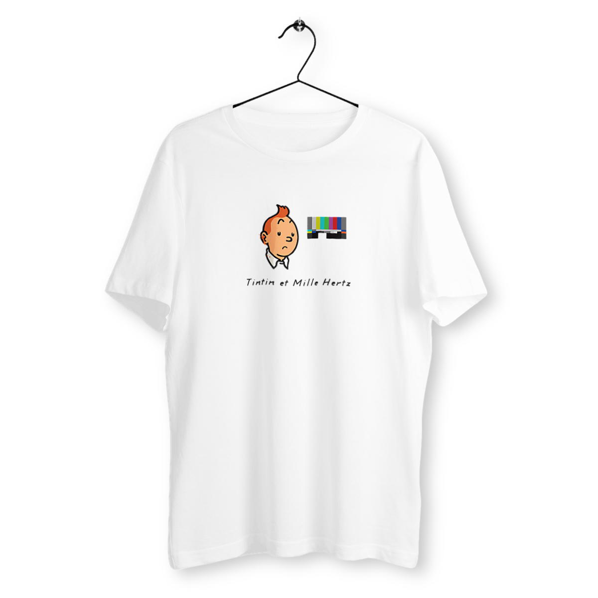 Image back Tintin et 1000Hz |T-shirt