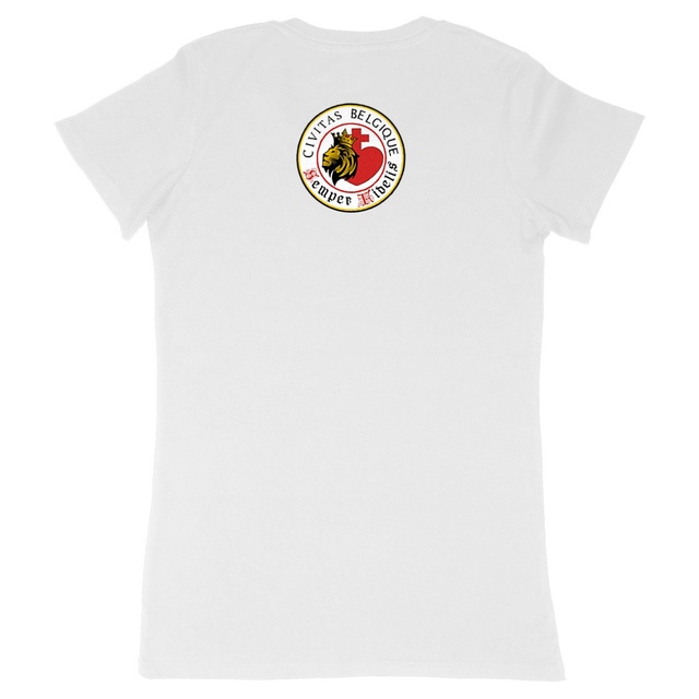 Image back T-shirt Femme _ Belgique _ dos