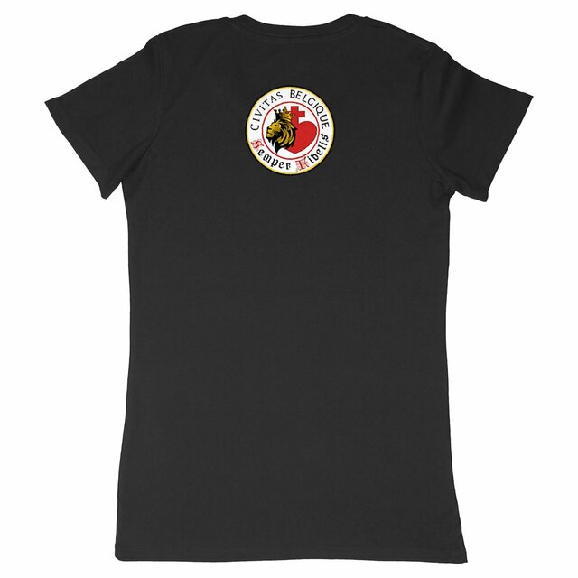 Image back T-shirt Femme _ Belgique _ dos