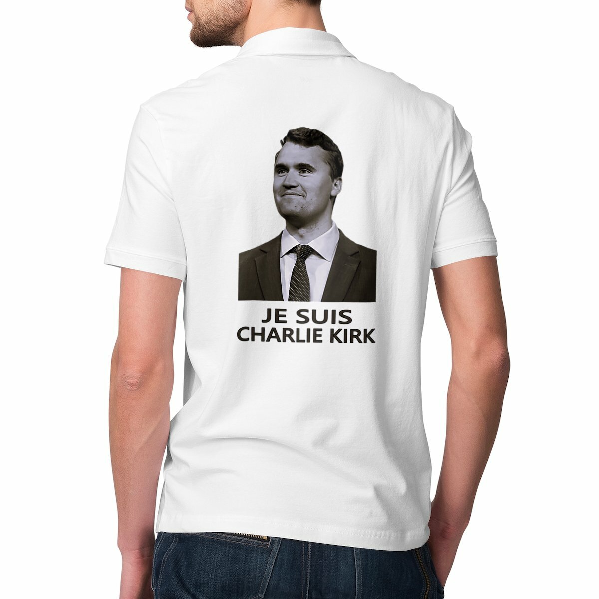 Image front Polo Homme _ Charlie Kirk_1