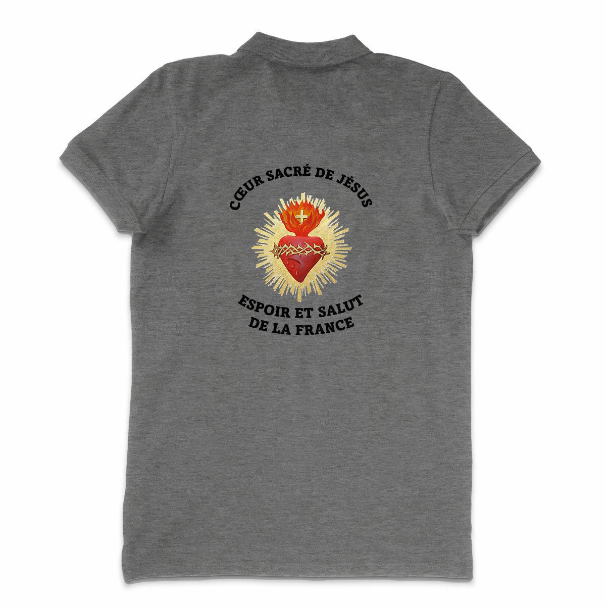Image back Polo Homme _ Cœur Sacré de Jésus