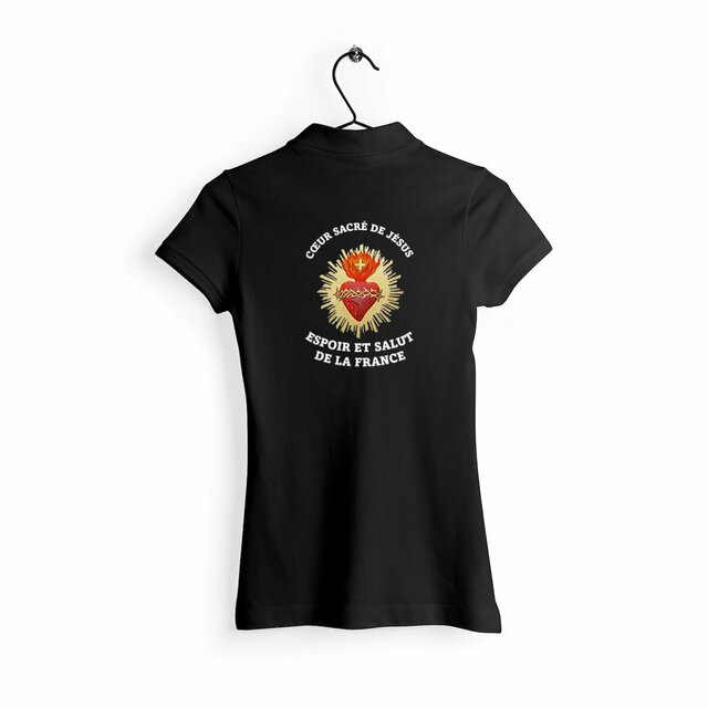 Image back Polo Femme _ Cœur Sacré de Jésus_2