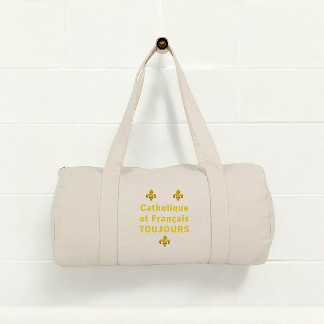 Image front Sac polochon _ Catholique et Français TOUJOURS
