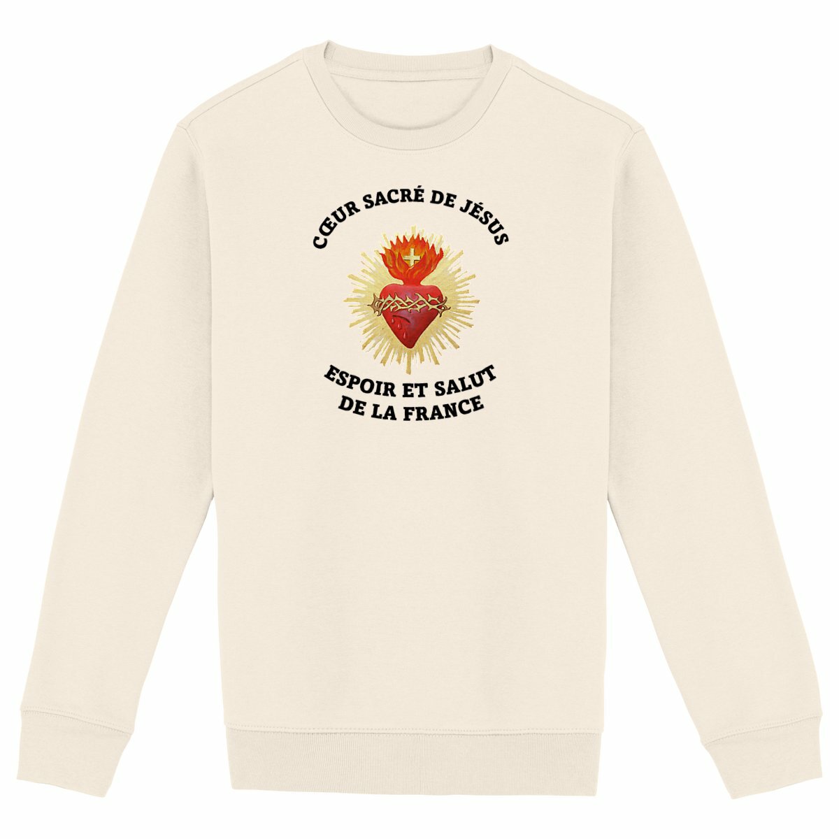 Image back Sweat _ Cœur Sacré de Jésus