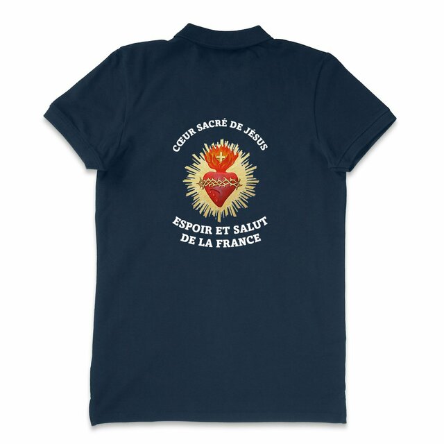 Image back Polo Homme _ Cœur Sacré de Jésus_2