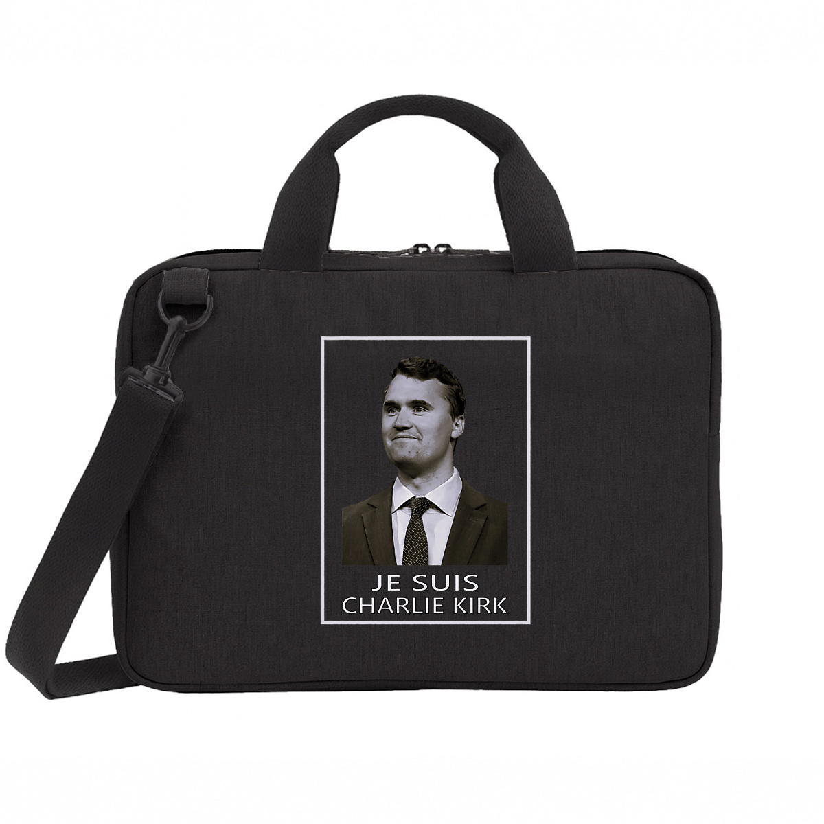 Image back Sac ordinateur portable 15" _ Charlie Kirk_3