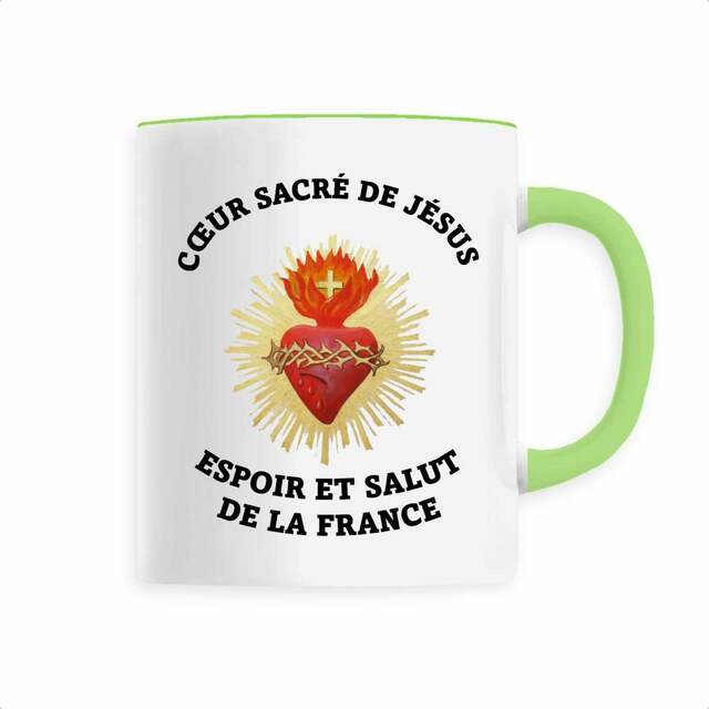 Image back Tasse céramique _ Cœur Sacré de Jésus