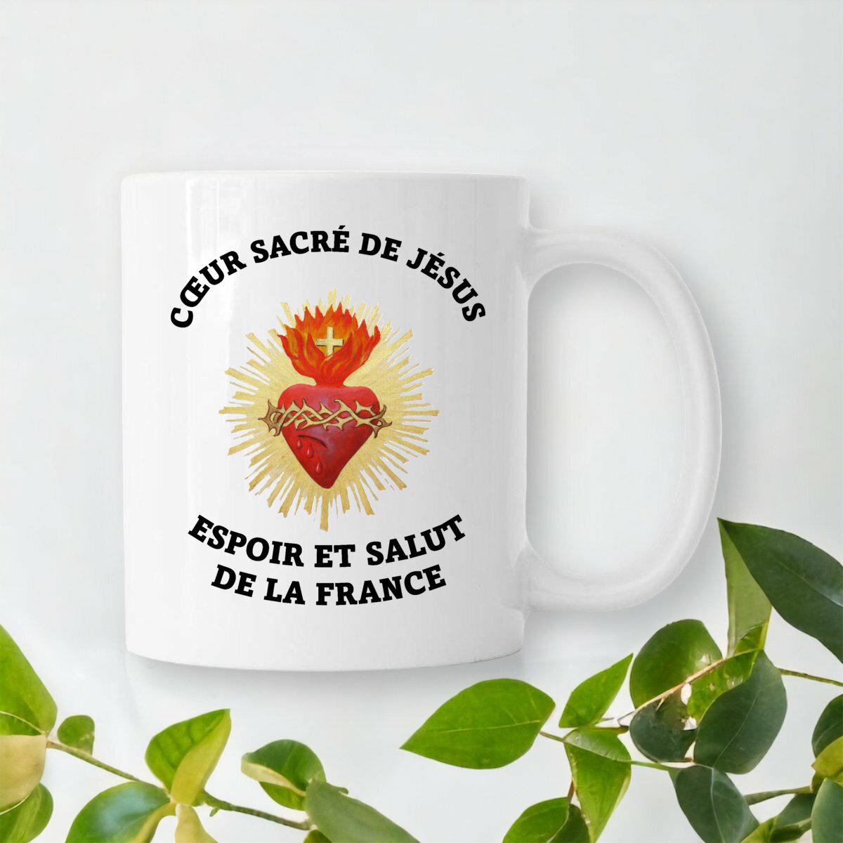 Image front Tasse céramique _ Cœur Sacré de Jésus