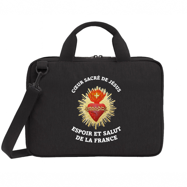Image back Sac ordinateur portable 15" _ Cœur Sacré de Jésus