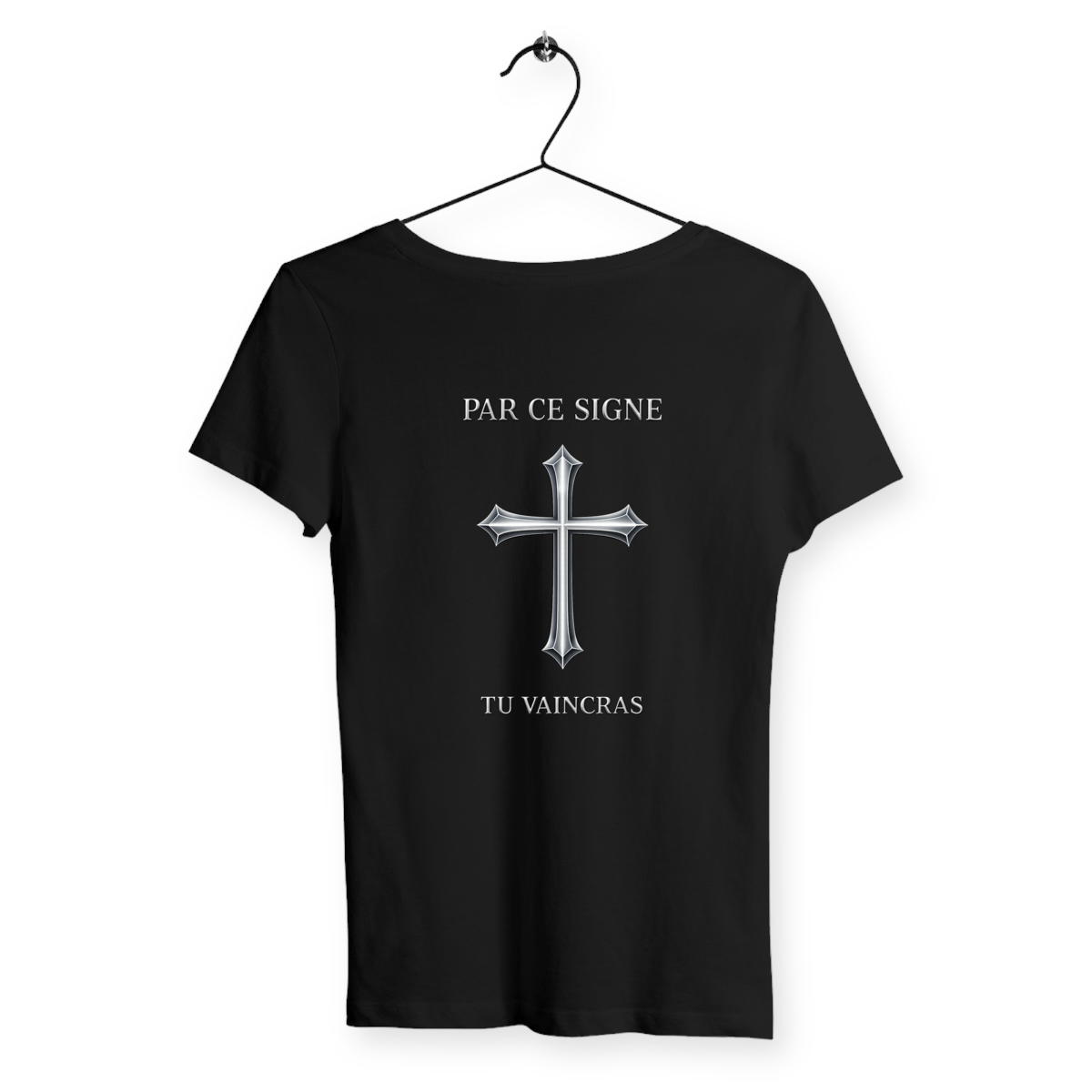 Image back T-shirt Femme _ Par ce signe