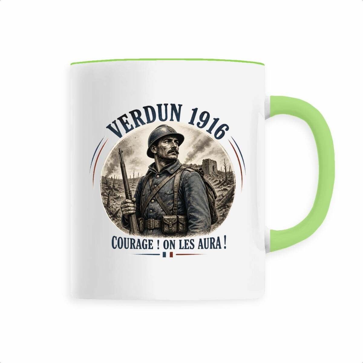 Image back Tasse céramique _ Verdun 1916