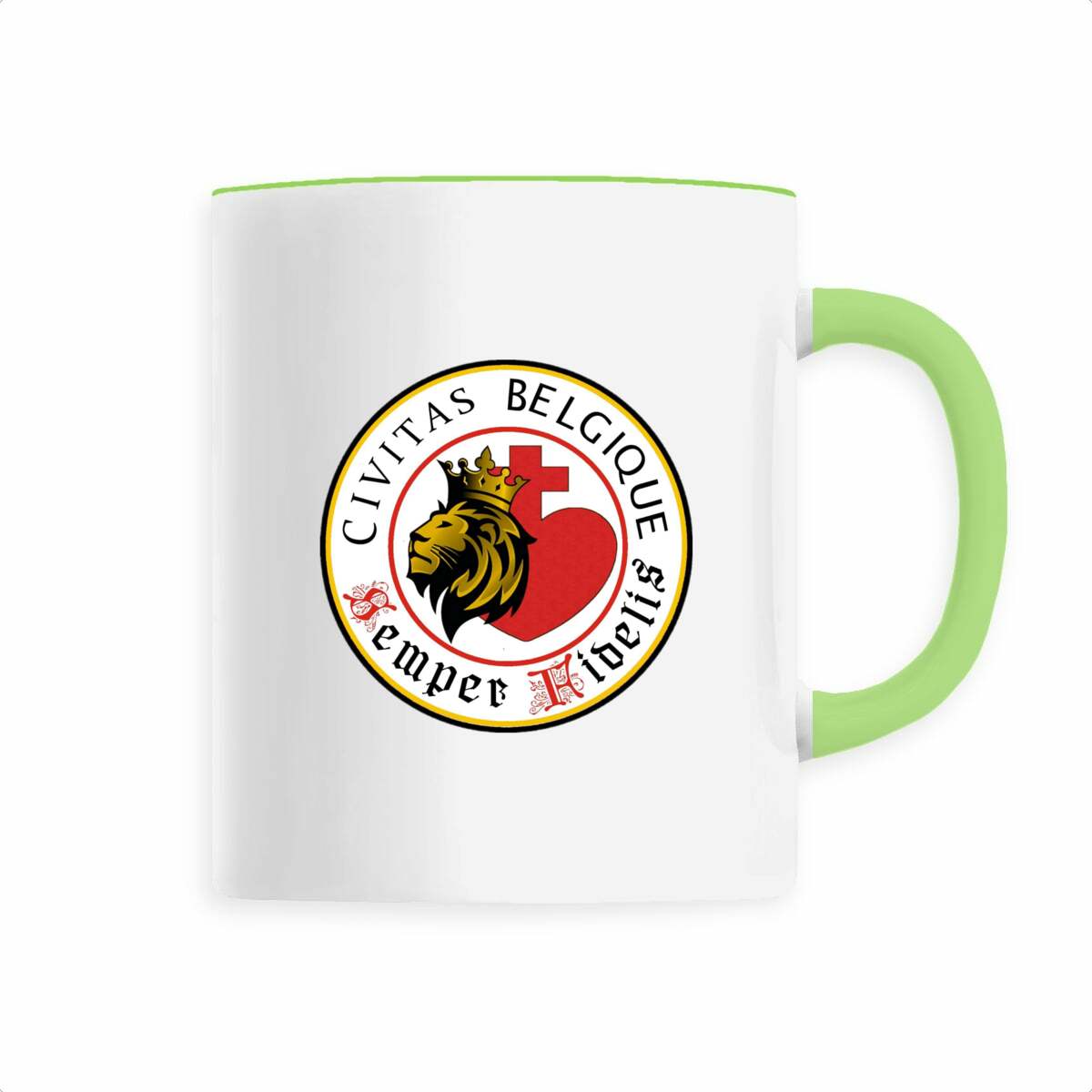 Image back Tasse céramique _ Belgique