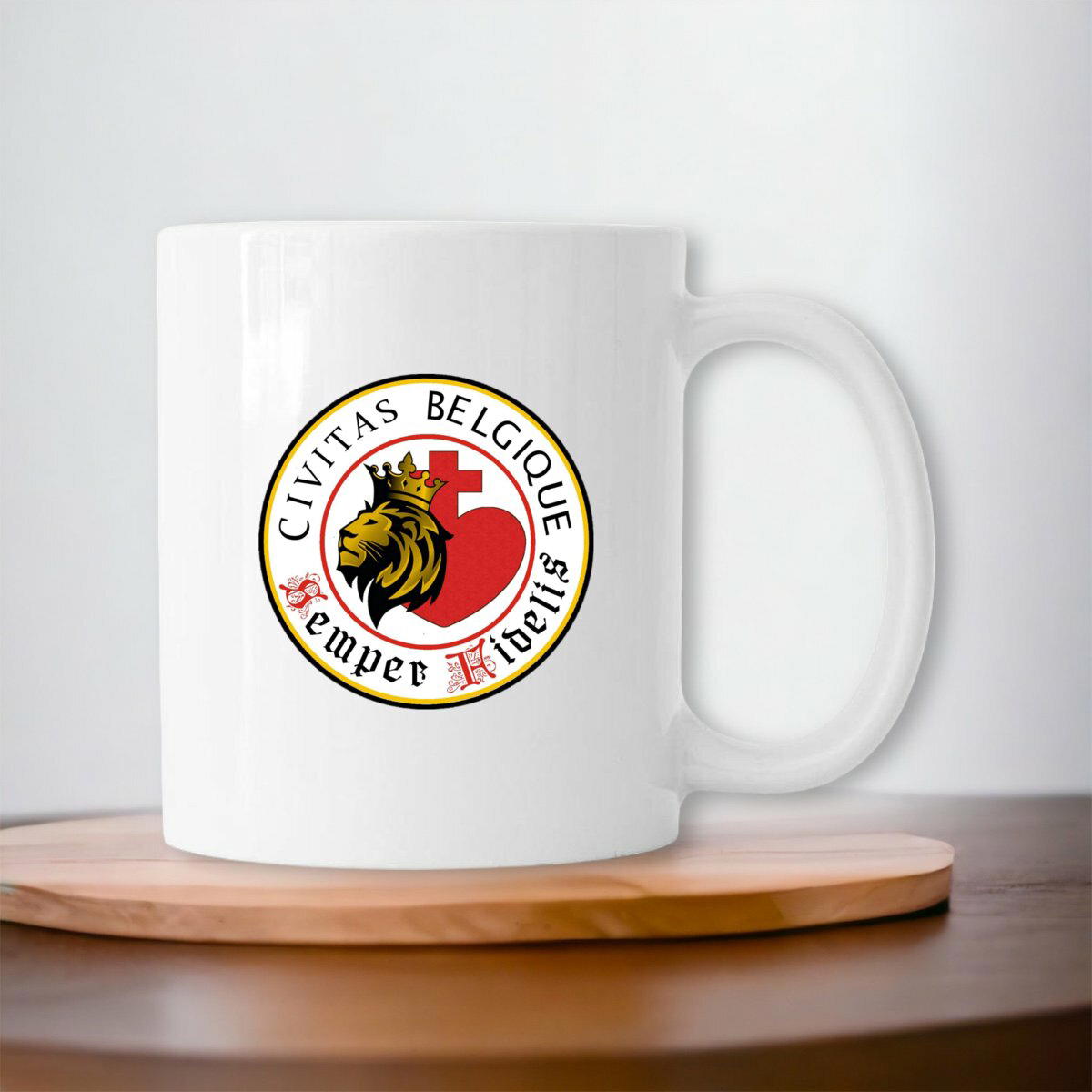 Image front Tasse céramique _ Belgique