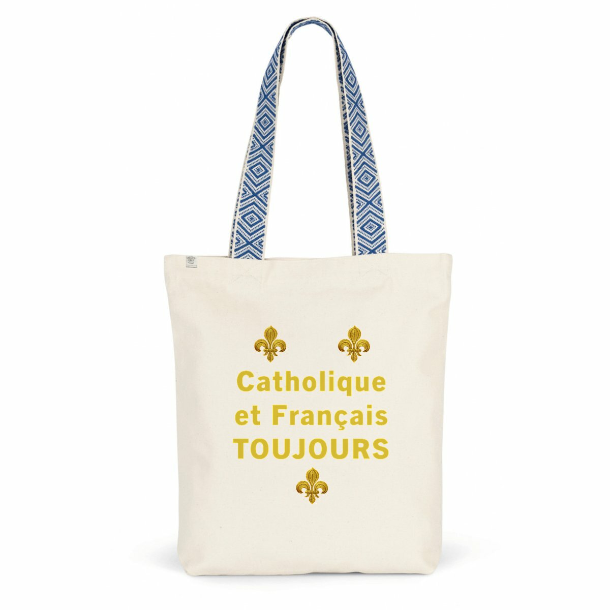 Image back Totebag _ "Catholique et Français toujours"