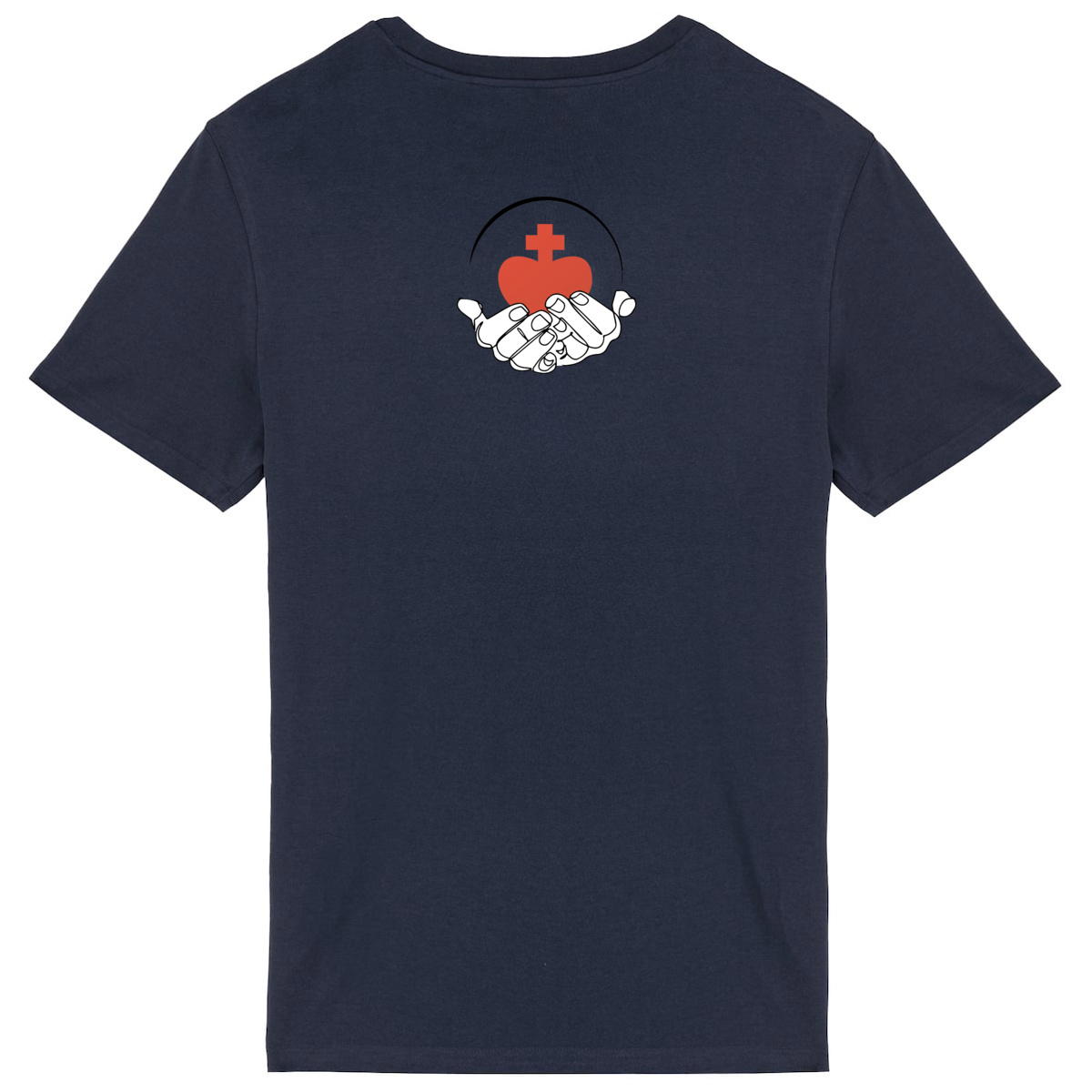 Image back T-shirt Homme _ Sacré Coeur _ dos
