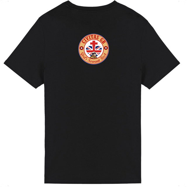 Image back T-shirt Homme _ GB ocre _ dos