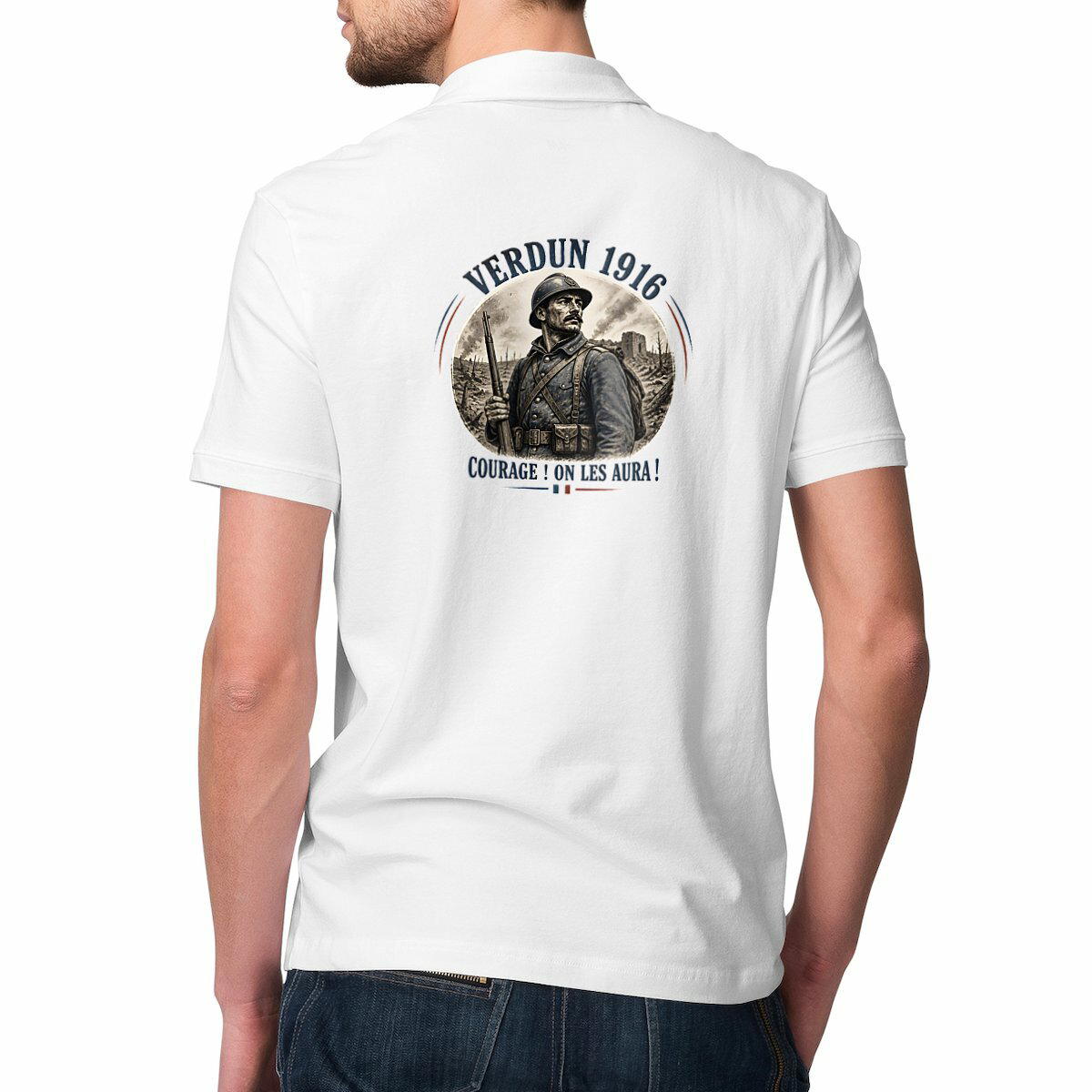 Image front Polo Homme _ Verdun 1916