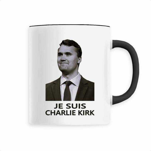 Image back Tasse céramique _ Charlie Kirk_1