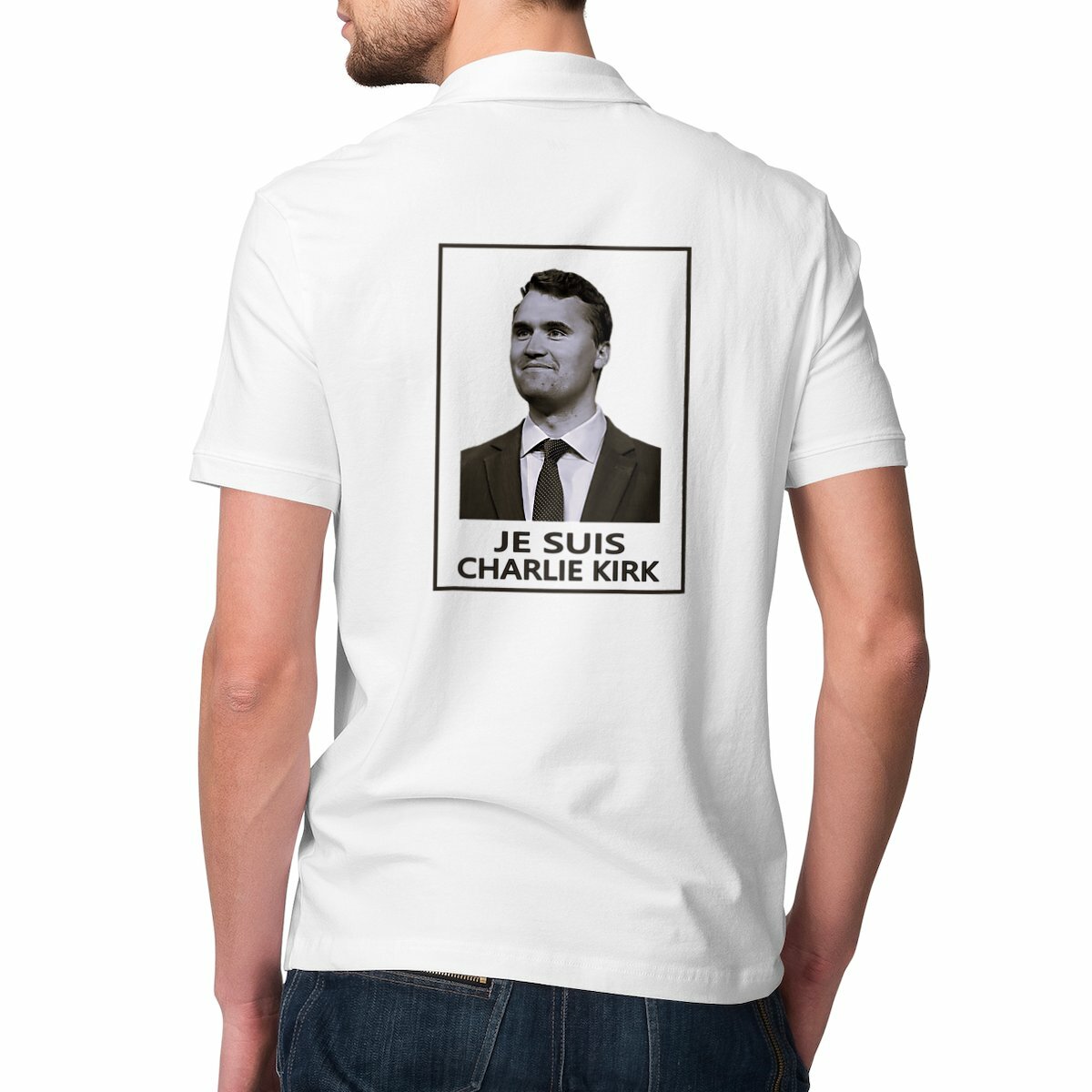 Image front Polo Homme _ Charlie Kirk_2