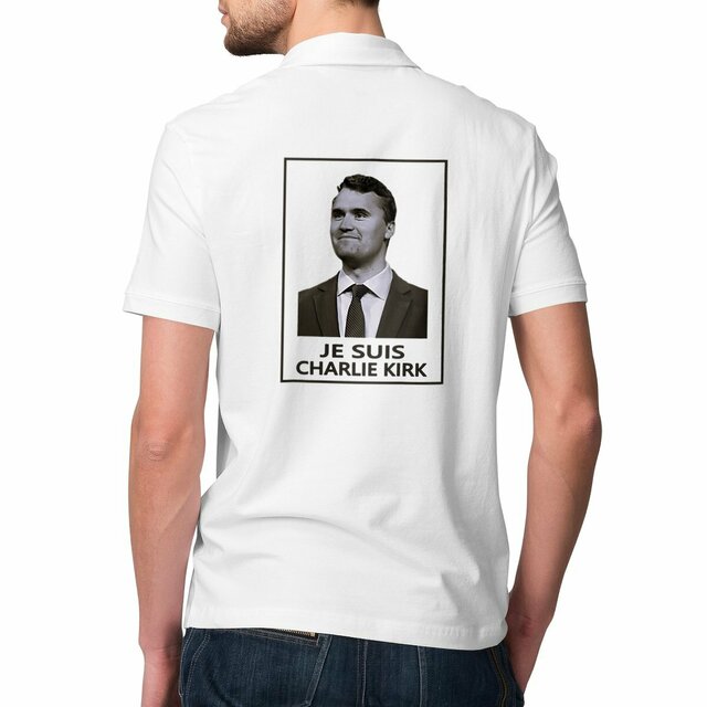 Image front Polo Homme _ Charlie Kirk_2