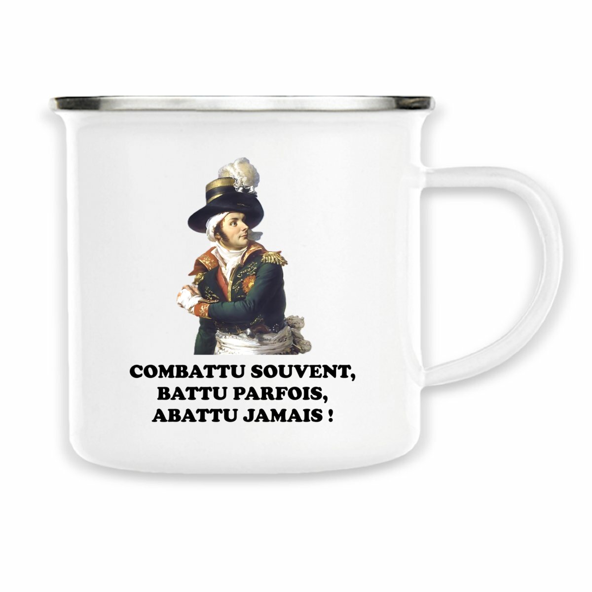Image front Tasse métallique _ Chevalier de Charette