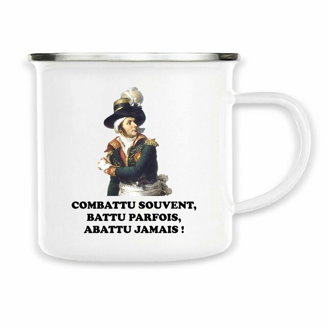 Image front Tasse métallique _ Chevalier de Charette