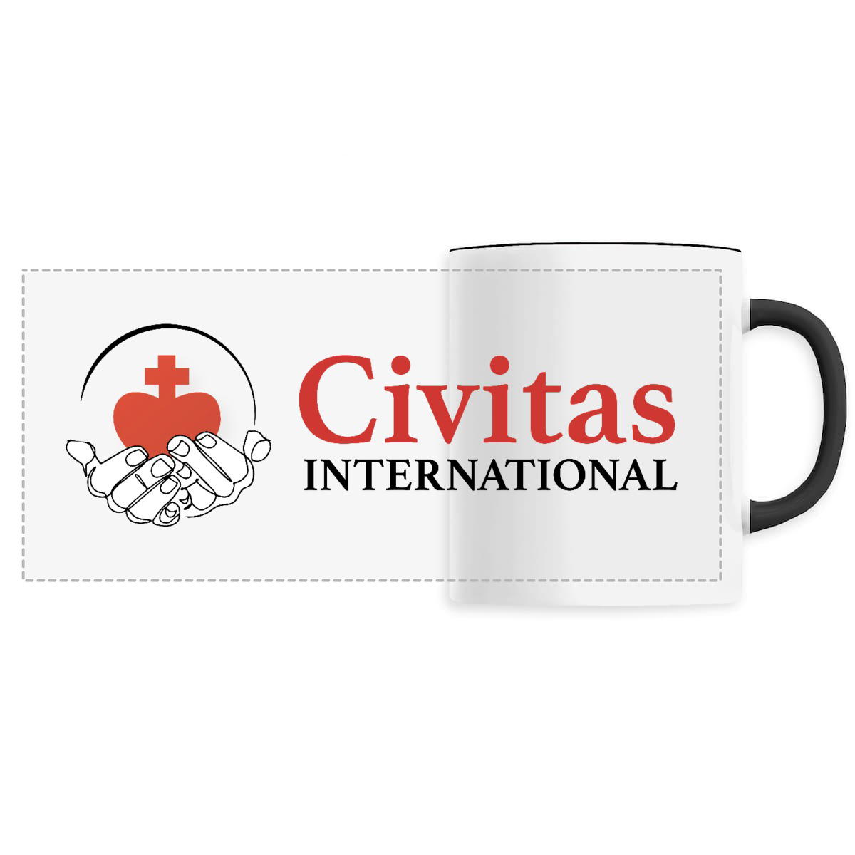 Image back Tasse céramique _ International