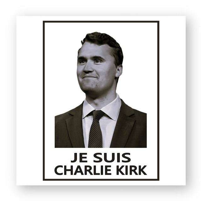 Image front Autocollant _ Charlie Kirk_2