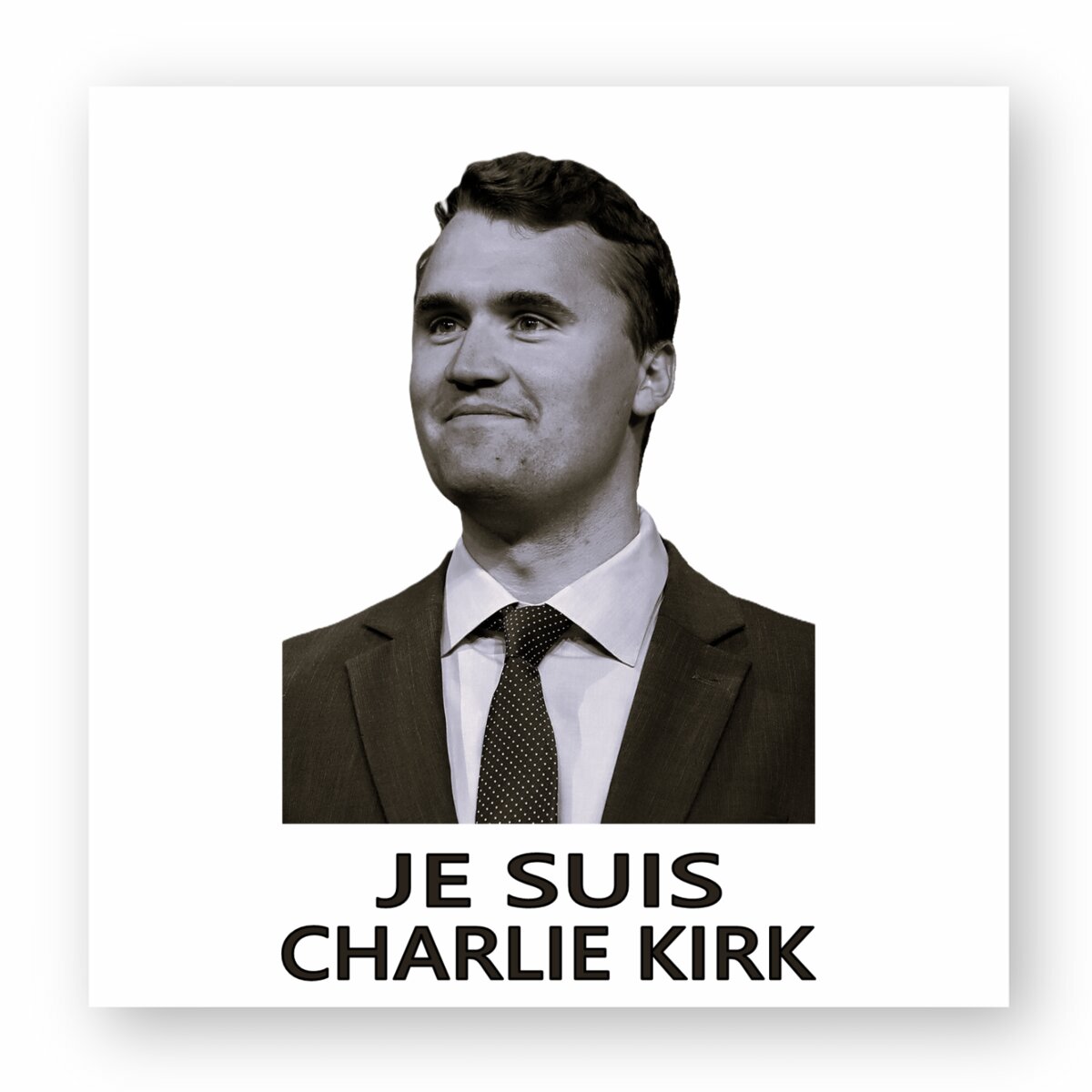 Image front Autocollant _ Charlie Kirk_1