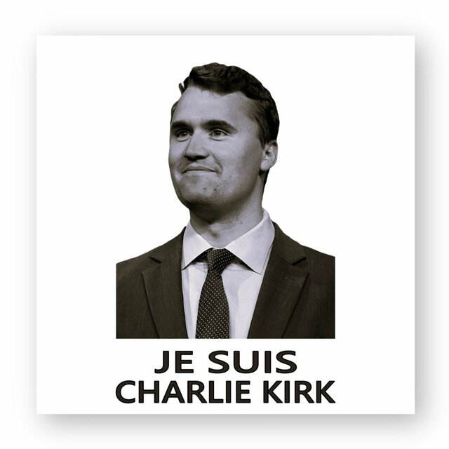 Image front Autocollant _ Charlie Kirk_1