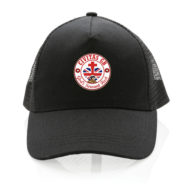 Image front Casquette Trucker _ GB blanc