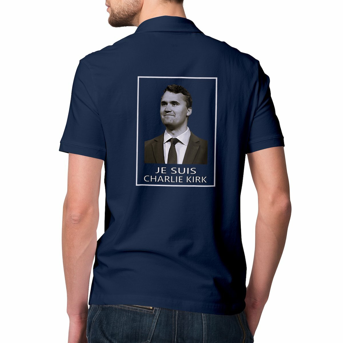 Image front Polo Homme _ Charlie Kirk_3