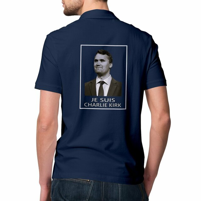 Image front Polo Homme _ Charlie Kirk_3