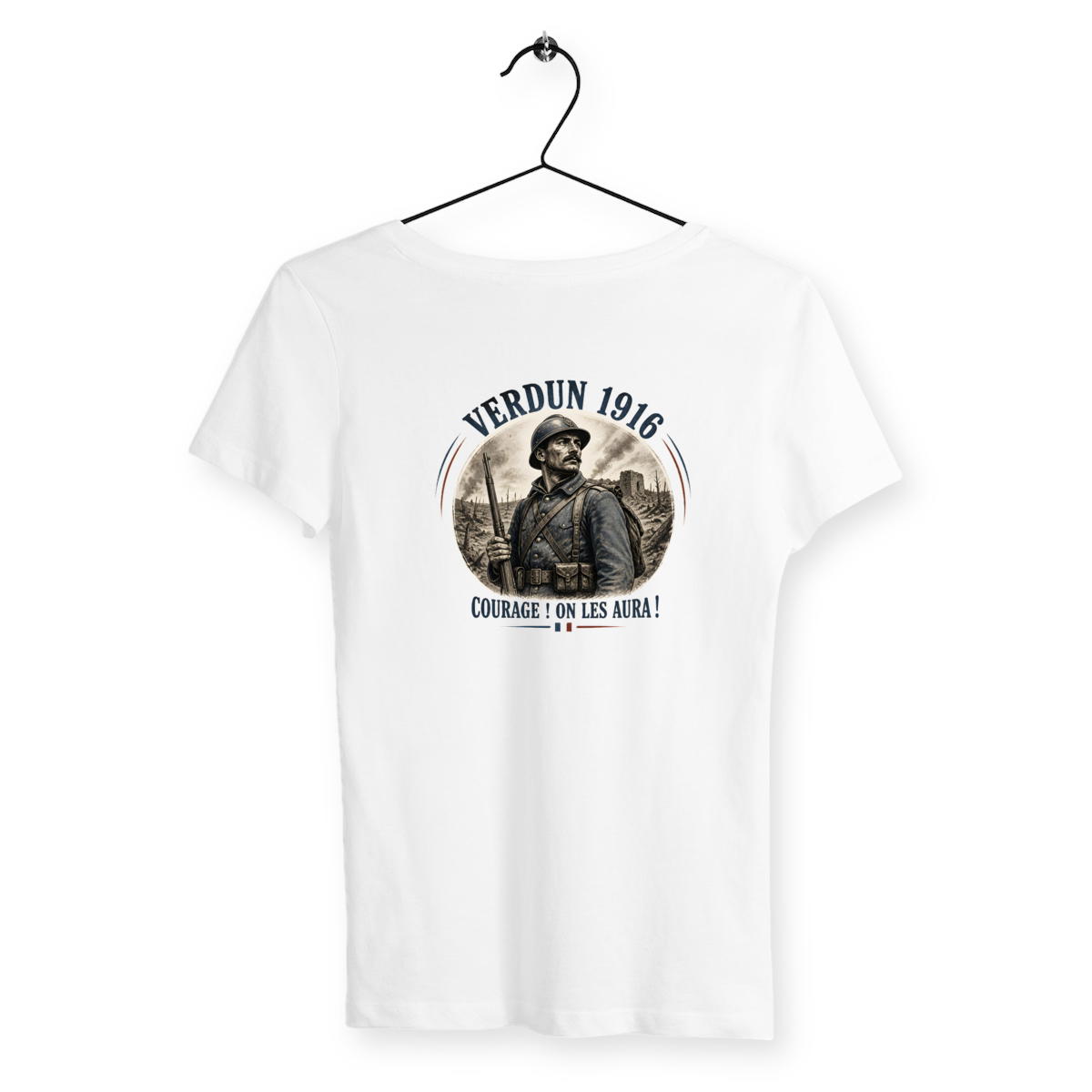 Image back T-shirt Femme _ Verdun 1916 _ dos