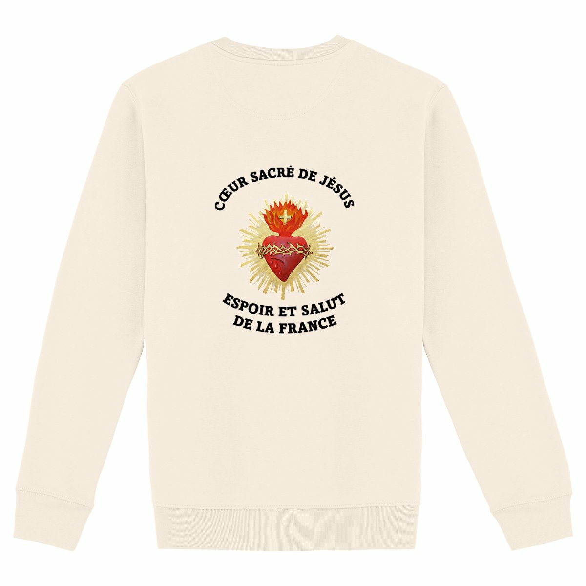 Image back Sweat _ Cœur Sacré de Jésus_dos
