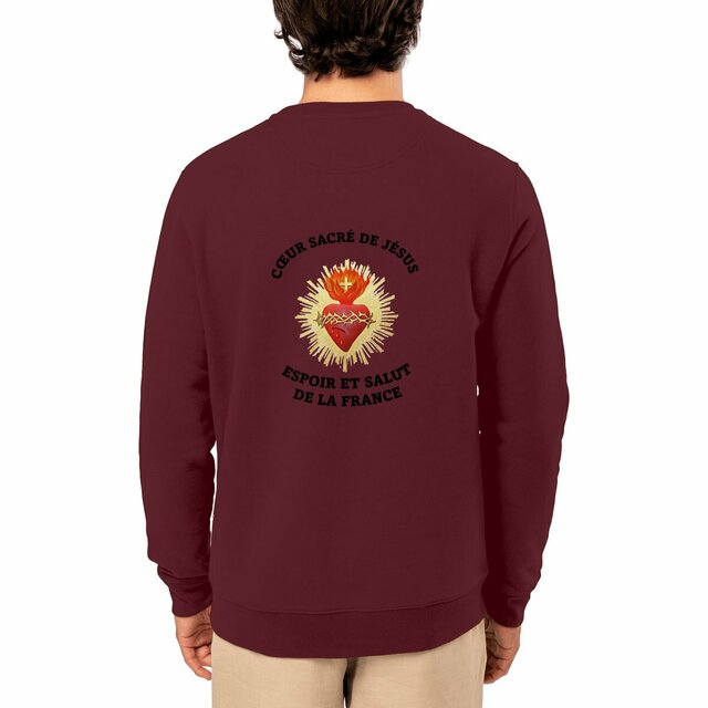 Image front Sweat _ Cœur Sacré de Jésus_dos