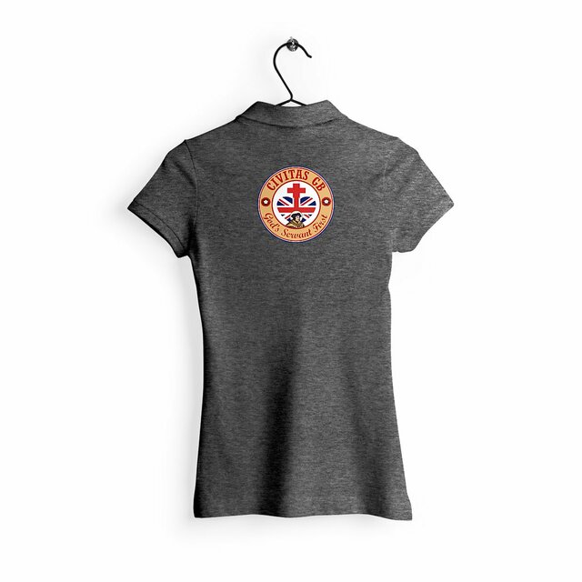 Image front Polo Femme _ GB ocre _ dos