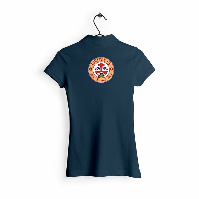 Image back Polo Femme _ GB ocre _ dos